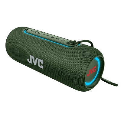 JVC True Wireless Portable Bluetooth Speaker, Water Resistant, Green (SP-PA5BT)