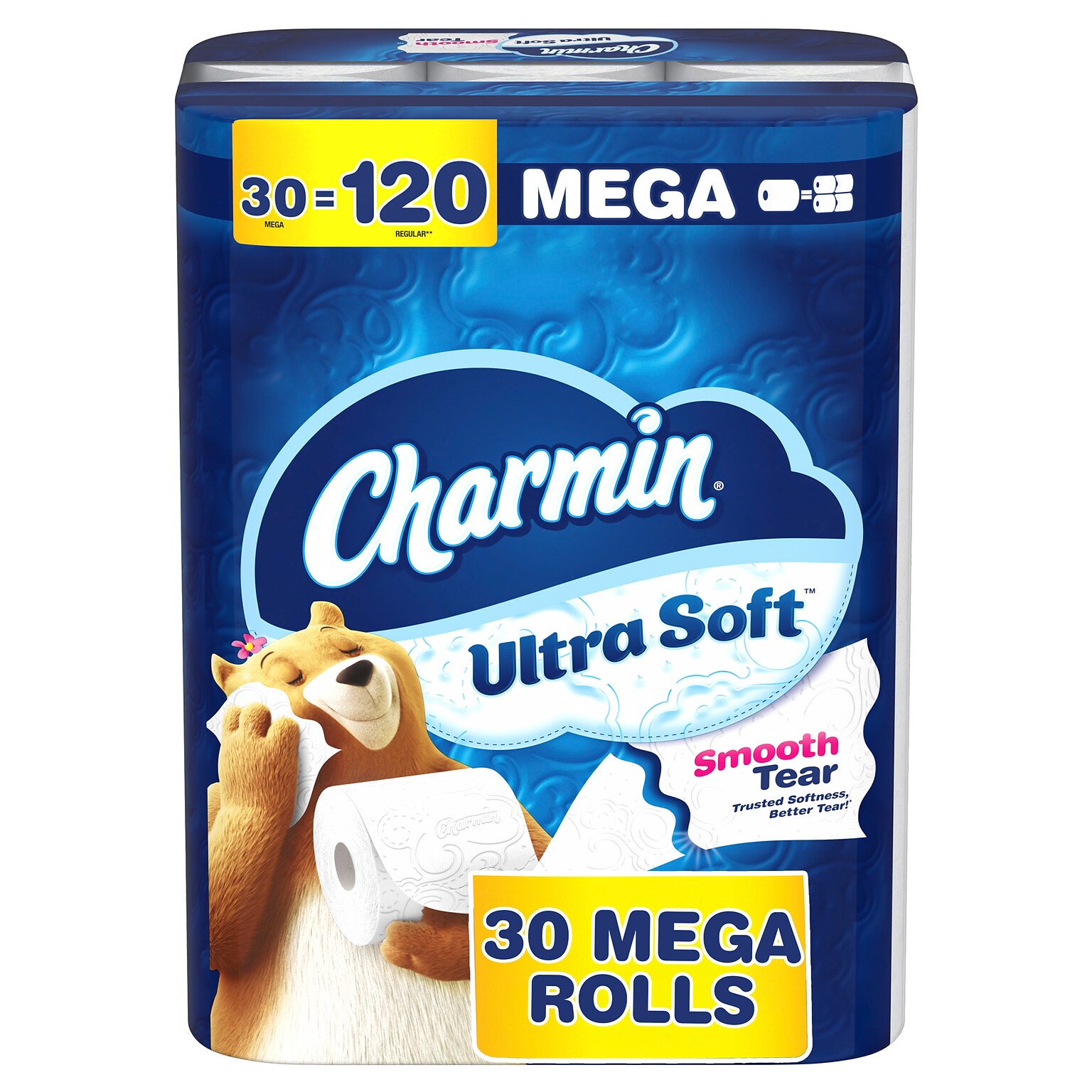 Charmin Ultra Soft Toilet Paper, 2-ply, White, 224 Sheets/Roll, 30 Rolls/Case (88029)