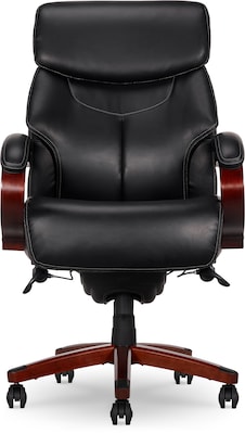 La-Z-Boy Bradley Bonded Leather Executive Chair, Black (46089-CC)