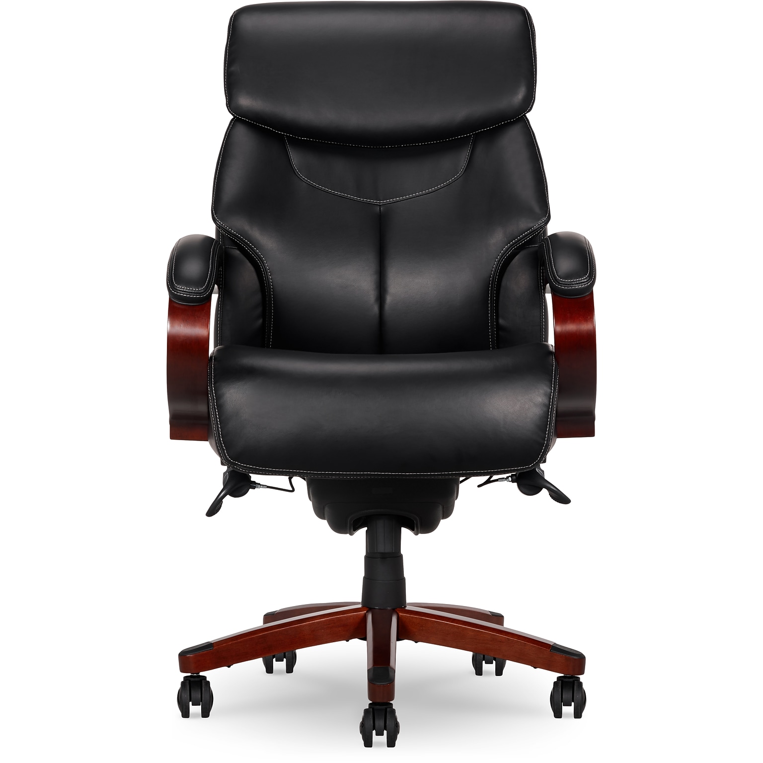 La-Z-Boy Bradley Bonded Leather Executive Chair, Black (46089-CC)