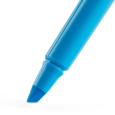 BIC Brite Liner Stick Highlighter, Chisel Tip, Blue, 12/Pack (BL11BE)
