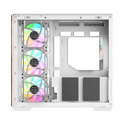 Thermaltake View 380 WS ATX Mid-Tower Computer Case, Snow (CA-1Z2-00M6WN-WS)