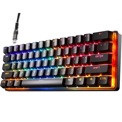 SteelSeries Apex Pro Mini Gen 3 Mechanical Gaming Keyboard, Black (64913)