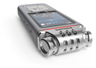 Philips VoiceTracer Digital Stereo Voice Recorder, 8GB, Black (DVT4115)