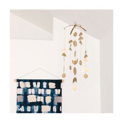 Crane Baby Ezra Luna Ceiling Hanging, 35" x 6" (BC-110CH)