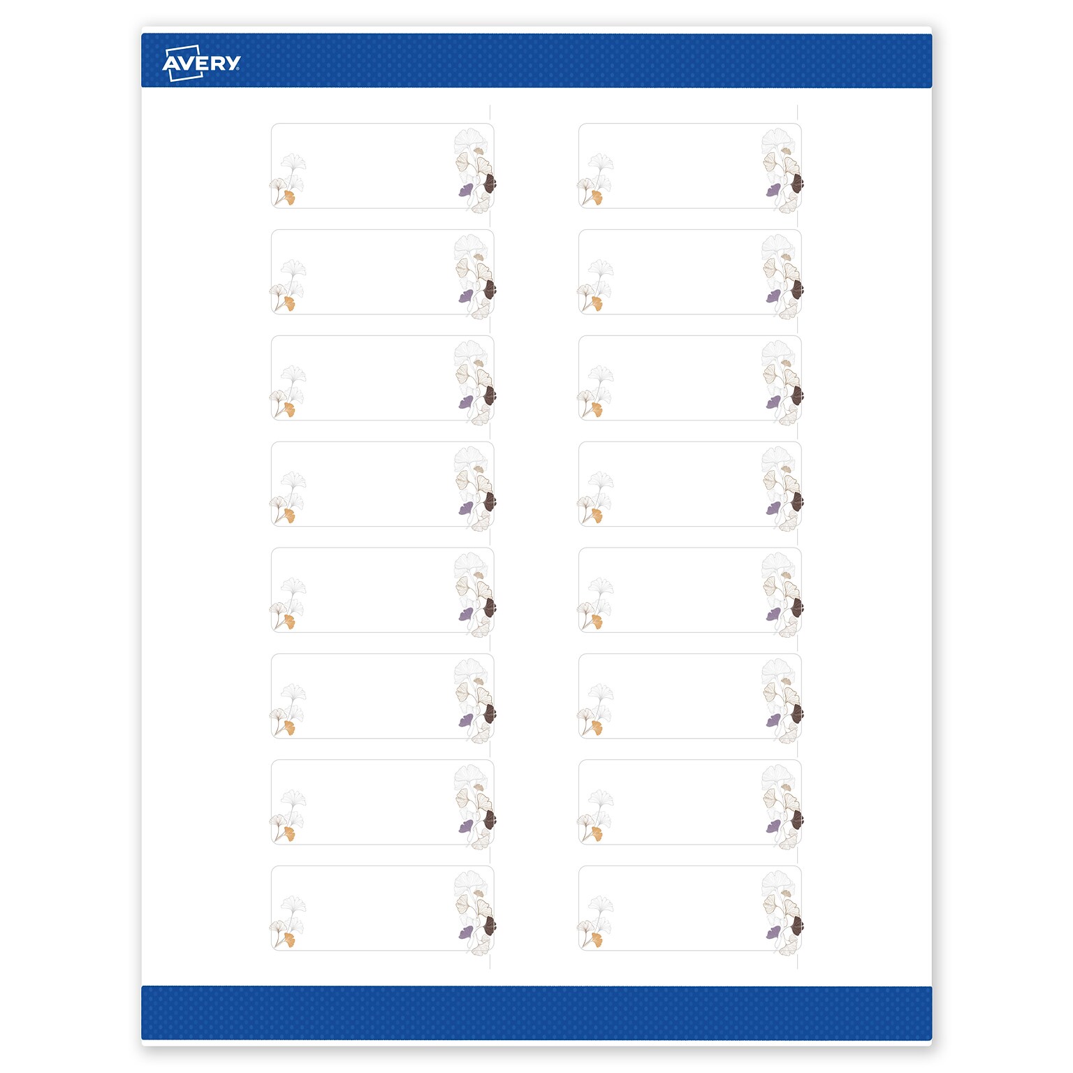 Avery Laser/Inkjet Rectangle Multipurpose Labels, 1 x 2-5/8, White, 160/Pack (S00F45)