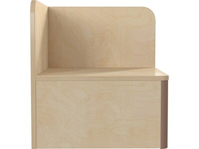 Flash Furniture Bright Beginnings Hercules Square Corner Table, 16.5 x 16.5, Beech (MK-KE24336-GG)