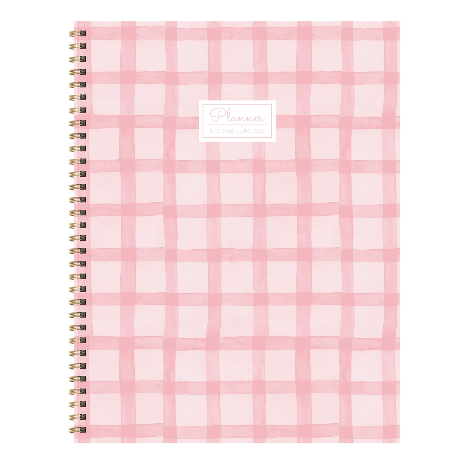 2026-2027 TF Publishing Perfectly Pink 9 x 11 Academic Weekly & Monthly Planner, Paperboard Cover (AY27-9708)