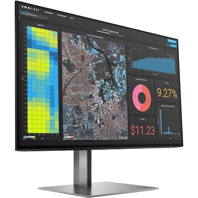 HP Z24f G3 23.8 60Hz LCD FHD Monitor, Silver (3G828AA#ABA)