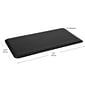 Mind Reader 9-to-5 Collection Anti-Fatigue Mat, 39.5" x 20.25", Black  (SDMAT-BLK)