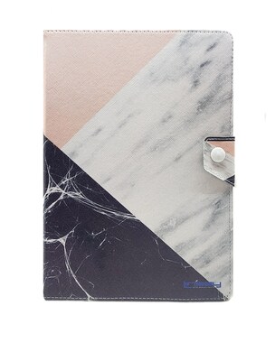 LINSAY 10.1OCTA CORE 128GB Storage Android 13 Tablet with Black Pink White Marble Case and Pen Styl