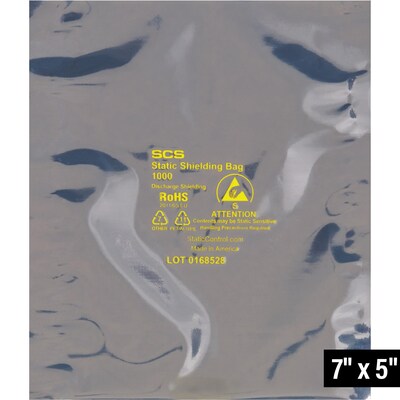 5 x 7 Layflat Poly Bag, 3.1 Mil, Clear, 100/Carton (004101)