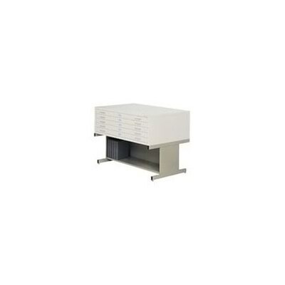 Safco® Versatile Steel Flat Files; bookcase bases for 50x38 files, 20Hx53-3/8Wx41-3/8D, Tan