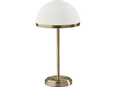 Adesso Juliana LED Table Lamp, Antique Brass (5187-21)