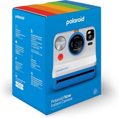 Polaroid Now Generation 2 i-Type Instant Camera, Blue (9073)