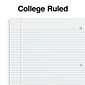 Staples Premium 5-Subject Notebook, 8.5" x 11", College Ruled, 150 Sheets, Black (TR24430)