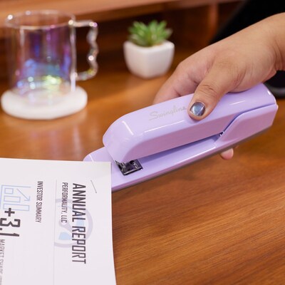 Swingline 747 Business Desktop Stapler, 30-Sheet Capacity, Lavender (S7074737)