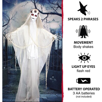 Haunted Hill Farm Life-Size Animatronic Ghost Bride (HHBRIDE-2FLSA)