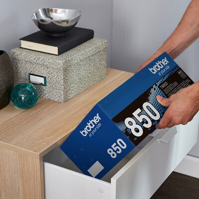 Brother TN-850 Black High Yield Toner Cartridge, Print Up to 8,000 Pages