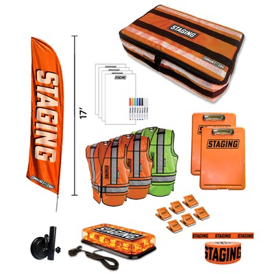 Command GoBag Complete Staging 16-Piece Emergency Preparedness Kit (EICGB-STGO-LRG)