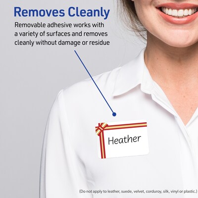 Avery Rectangle Multipurpose Labels, 2-1/3" x 3-3/8", White, 80/Pack (19479370595)