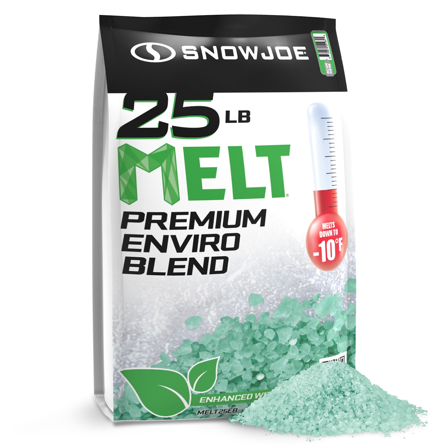 Snow Joe Premium Pet Friendly Ice Melt Crystals, 25 lb. Bag (MELT25EB)