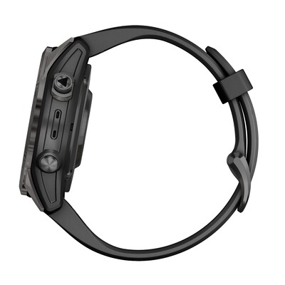 Garmin fenix 7S Pro Smart Watch, 42 mm, Carbon Gray & Black (GRM0277610)