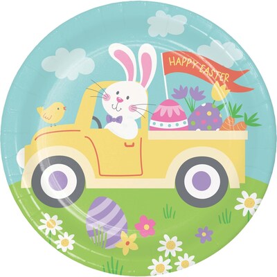 Creative Converting Hippity Hoppity Easter Tableware Kit, Serves 8 (DTC9197E2A)
