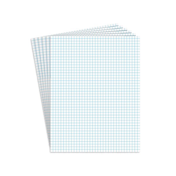 Staples Notepads, 11 x 17, Graph Ruled, White, 50 Sheets/Pad (ST57336)