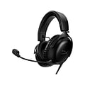 HyperX Cloud III Noise Canceling Stereo Gaming Over-the-Ear Headset, USB/3.5mm, Black (727A8AA)