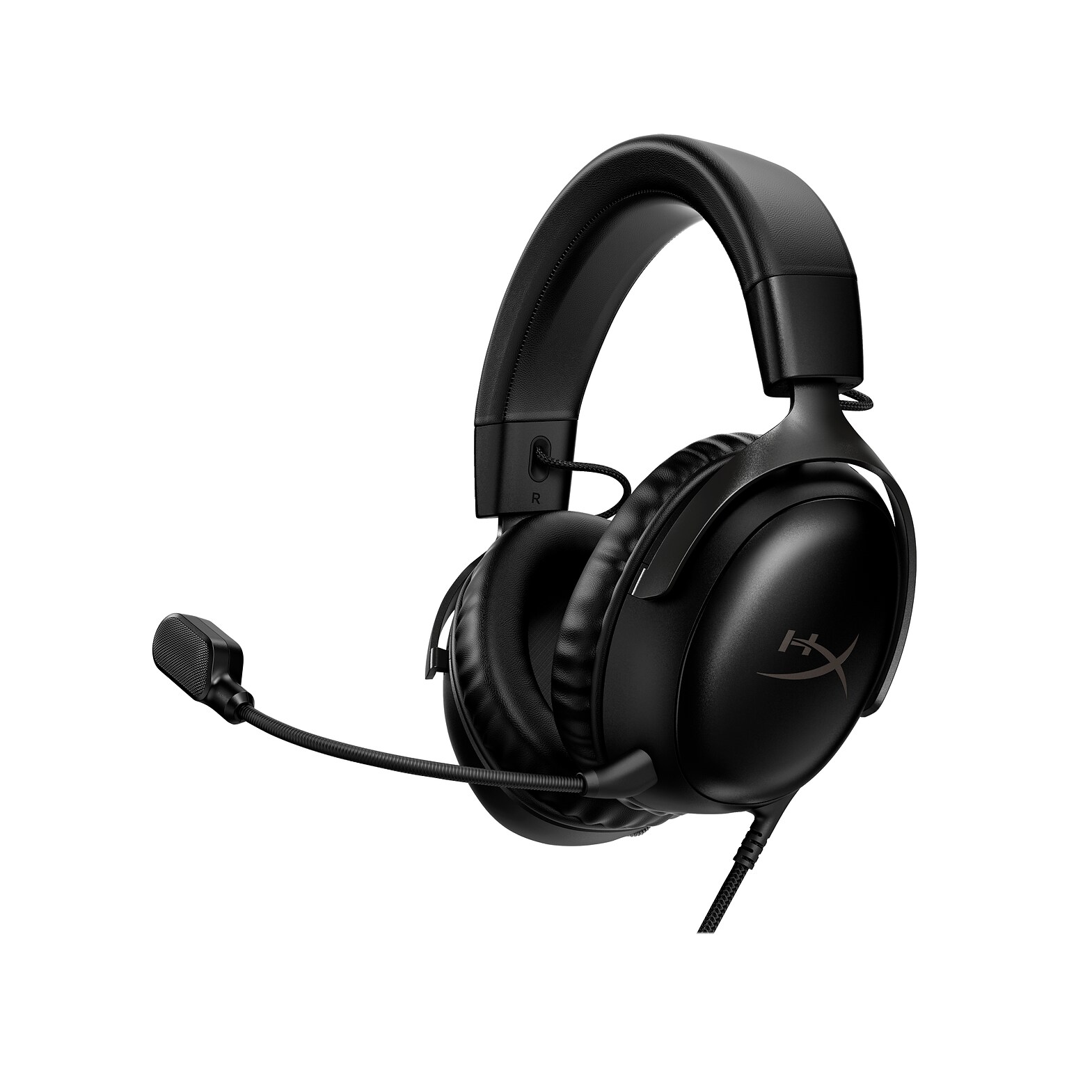 HyperX Cloud III Noise Canceling Over-the-Ear Stereo Gaming Headset, Black (727A8AA)
