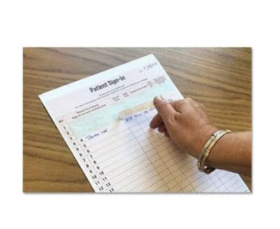 Tabbies Patient Privacy Sign-In Sheets, 2-Part, 125/Pack (TAB14530)