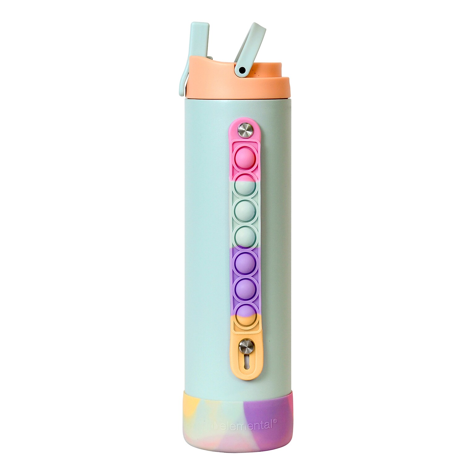 Elemental Iconic Pop Stainless Steel Triple Wall Insulated Water Bottle, 20 oz., Mint Sorbet (EMLEB20MS32P)