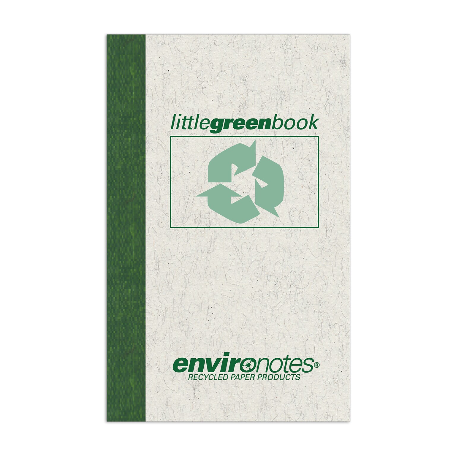 Roaring Spring Environotes 1-Subject Pocket Notebook, 3 x 5, Narrow Ruled, 60 Sheets, Gray/Silver, 48/Case (77356CS)