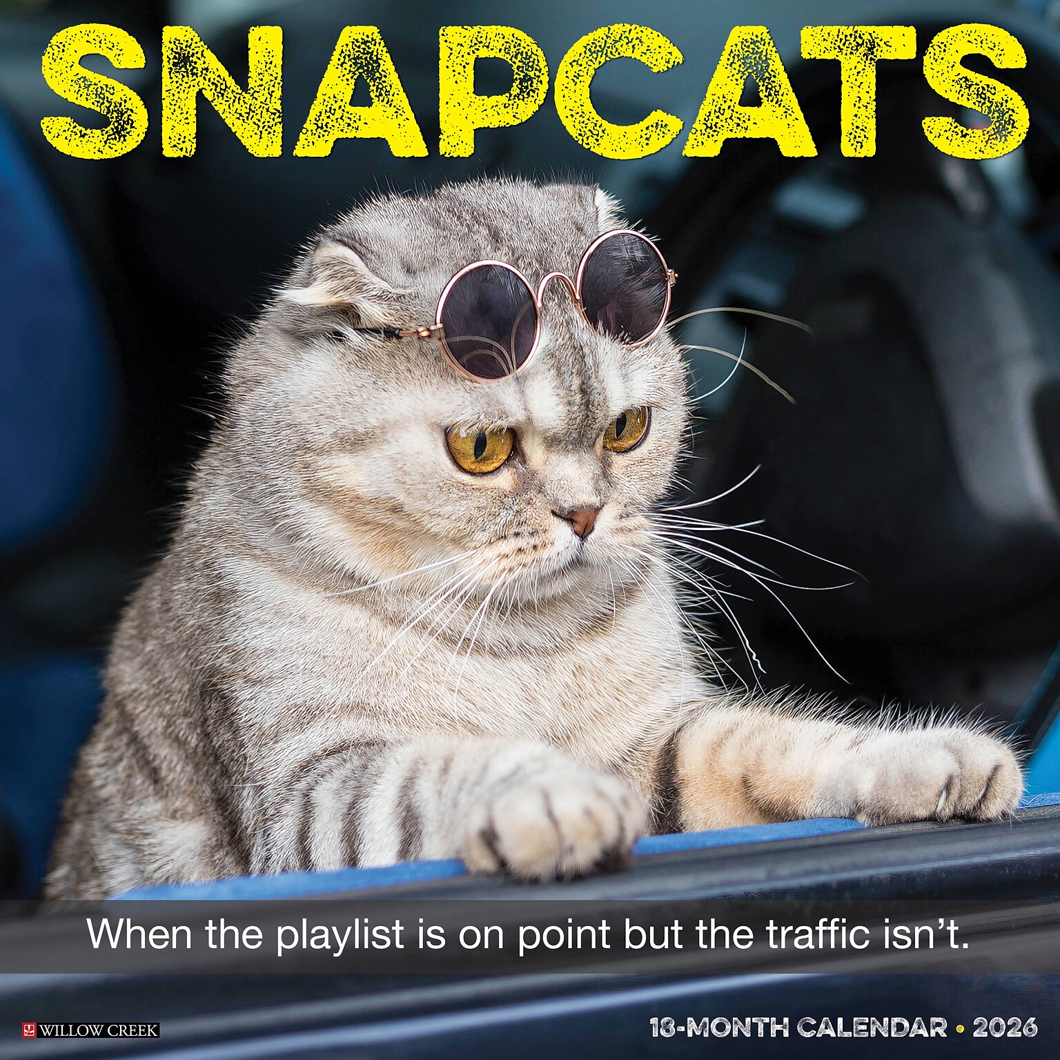 2026 Willow Creek Snapcats 12 x 12 Monthly Wall Calendar (52853)