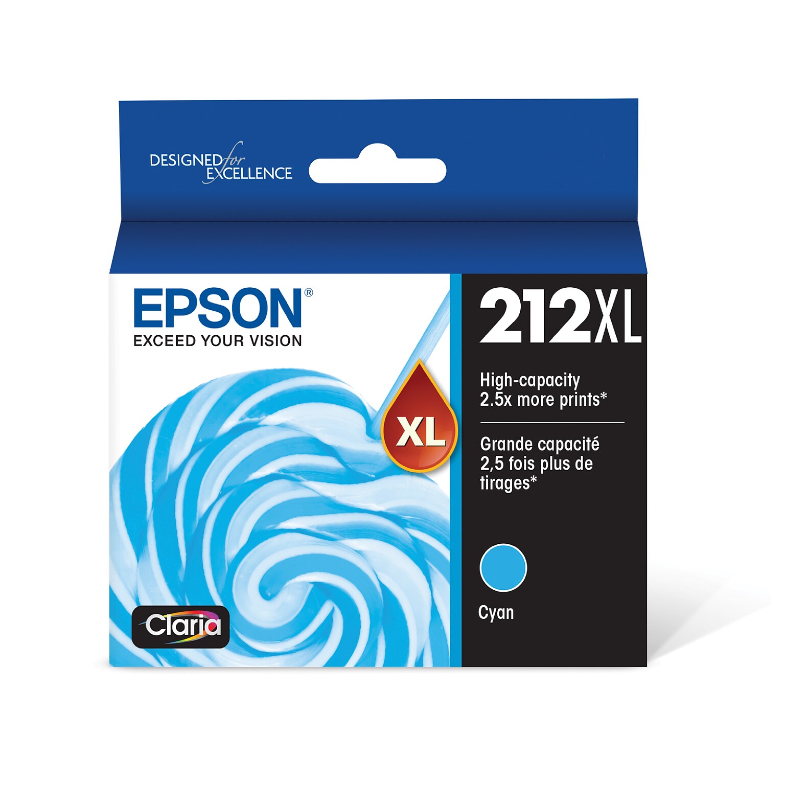 Epson T212XL Cyan High Yield Ink Cartridge (T212XL220-S)