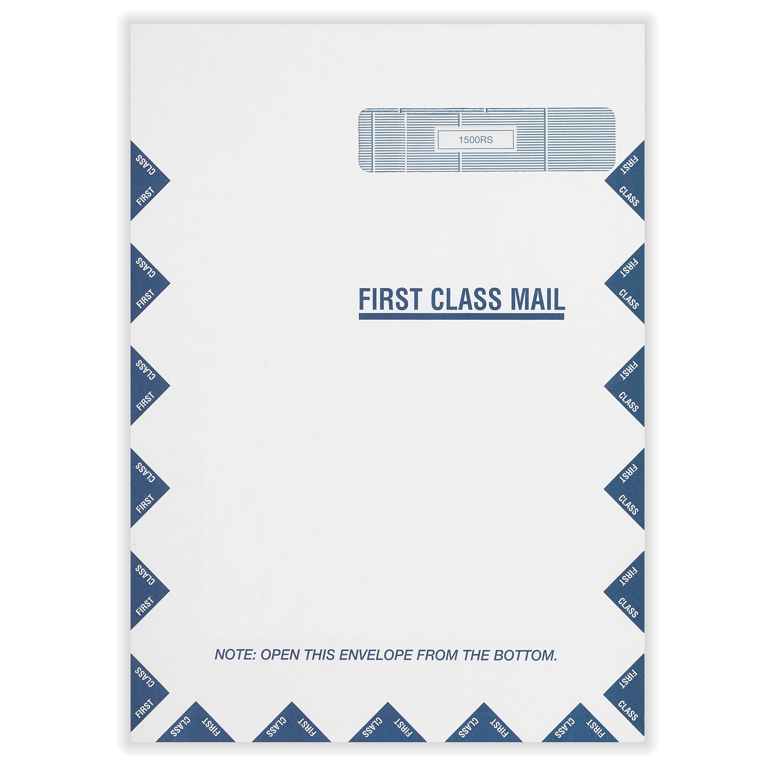 ComplyRight CMS-1500 Self Seal Security Tinted Window Envelope 9 x 12 1/2, White/Blue, 100/Pack (1500RS)