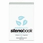Roaring Spring Enviroshades Steno Notebook, 6" x 9", 80 Sheets/Pad, Gregg Ruled, Recycled Blue Paper, 4 Books/Pk (12284)