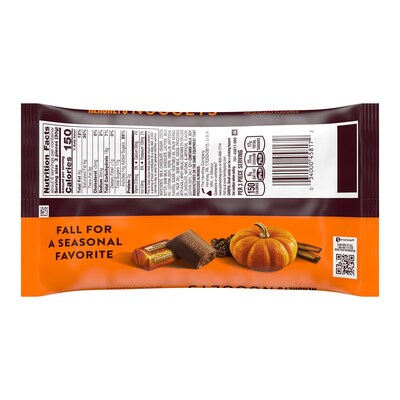 HERSHEYS NUGGETS Pumpkin Spice Latte Flavored Milk Chocolate Pieces, 8 oz. (HEC45817)