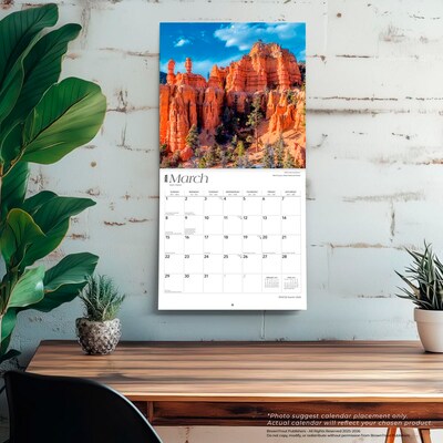 2026 BrownTrout Utah Wild & Scenic 12" x 12" Monthly Wall Calendar (9798330706082)