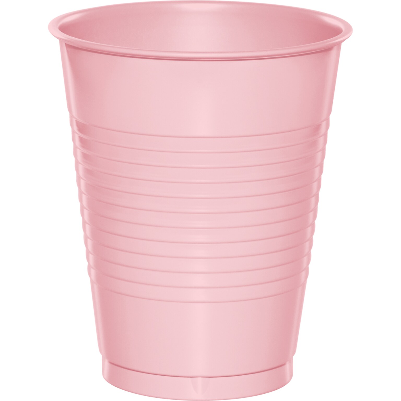 Creative Converting Touch of Color Plastic Cups, Classic Pink, 240/Carton (28158081)