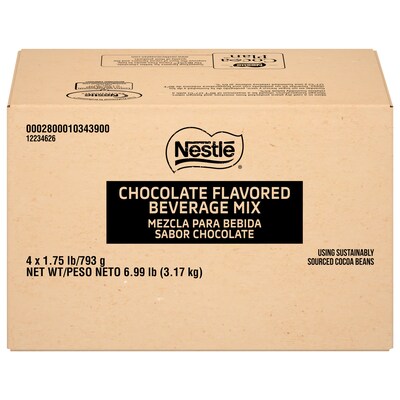 Nestle Milano Rich Chocolate Hot Cocoa, 28 oz., 4/Carton (416818)