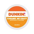 Dunkin Caramel Me Crazy Coffee, Keurig® K-Cup® Pods, Medium Roast, 22/Box (5000364900)