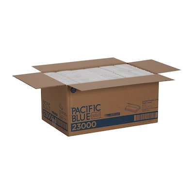 Pacific Blue Select C-Fold Paper Towels, 2-ply, 120 Sheets/Pack, 12 packs/carton (23000)