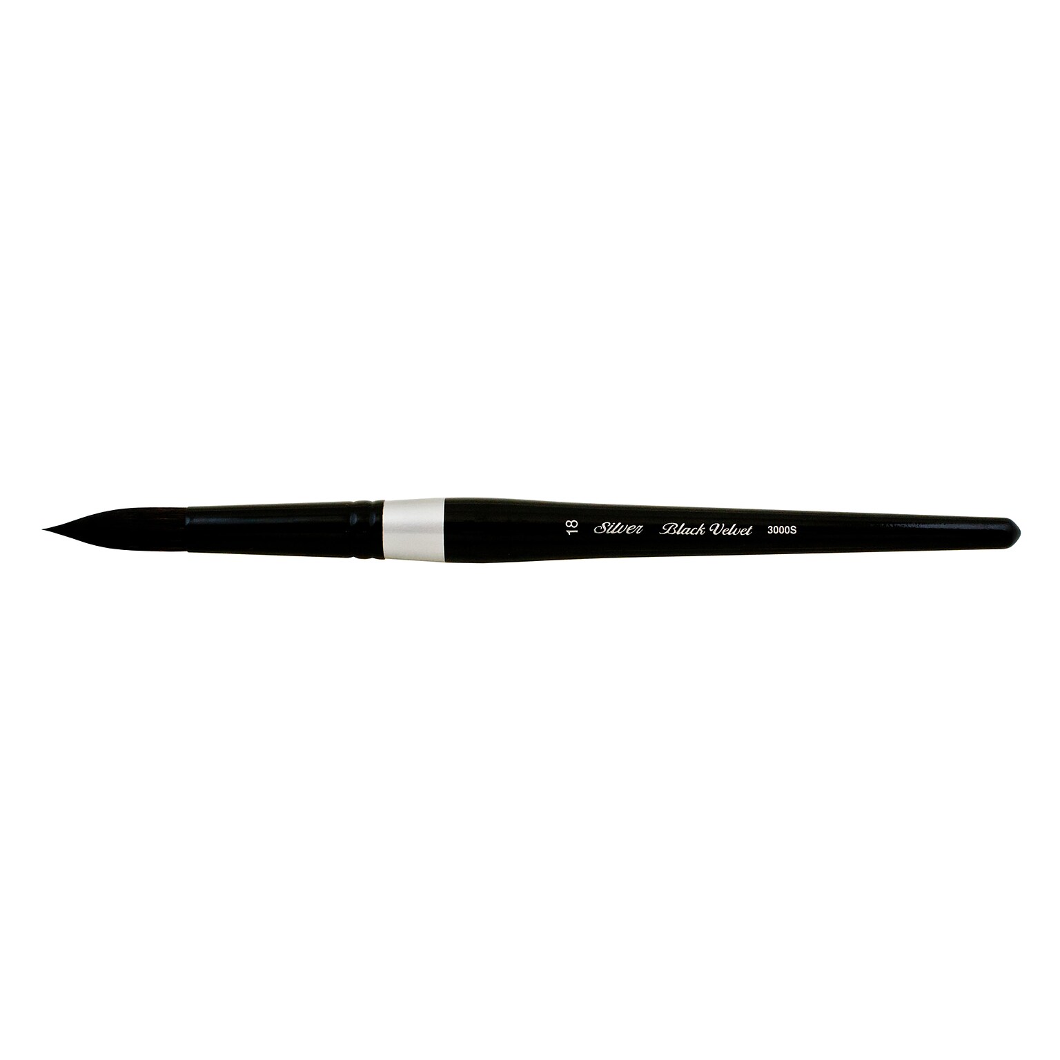 Silver Brush Black Velvet Round Brush (SLV3000S18)