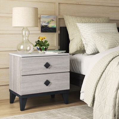 Adore Decor Micah Side Table, Beige (FUTB10137A)