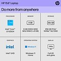 HP 15-dy2713st 15.6 Laptop, Intel Core i3-1125G4, 8GB Memory, 256GB SSD, Windows 11 (7H384UA#ABA)