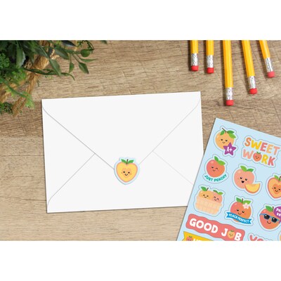 Teacher Created Resources Peach Smelly Stickers, Multicolored, 108/Pack, 6/Packs/Bundle (TCR9457-6)