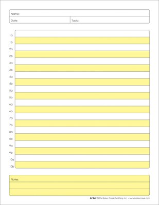 Barker Creek E-Z Edit Handwriting Practice Paper, 8.5" x 11", 60 lbs., Multicolored, 600 Sheets/Pack (BC550212)