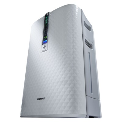 Sharp HEPA Console Air Purifier, 3-Speed, White (KC-850U)